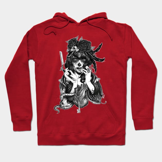 Dia de los Muertos Hoodie by RudeOne